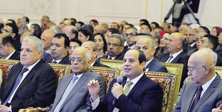 الرئيس يتحدث خلال مؤتمر إعلان نتائج تعداد سكان مصر 2017