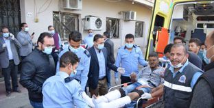عاجل.. الصور الأولى للمصابين في حادث قطاري سوهاج داخل المستشفى الجامعي