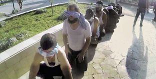 مجموعة من الإرهابيين المقبوض عليهم خلال عملية «حق الشهيد»