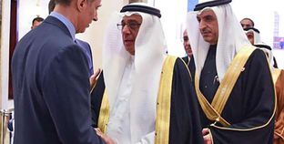المستشار الحمر ينقل تعازي ملك البحرين لأسرة الرئيس الأسبق حسني مبارك