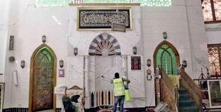 حملات تعقيم داخل المساجد لمواجهة «كورونا»