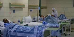مرضى داخل مركز الجهاز الهضمى بمستشفى جامعة المنصورة