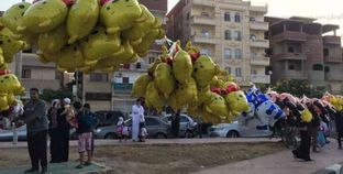 تجهيز ساحات صلاة عيد الفطر في بورسعيد