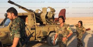 بالصور| مقاتلات اليابجا.. مواجهة «داعش» بالرصاص والزغاريد