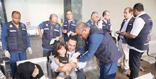 مصابون من غزة يتلقون العلاج فى مستشفيات «رفح المصرية»
