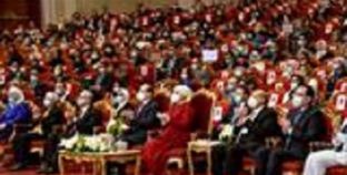 الرئيس عبدالفتاح السيسى خلال احتفالية تكريم «المرأة المصرية والأم المثالية»