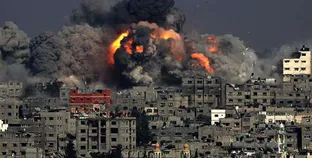 جانب من الاستهداف الإسرائيلي على قطاع غزة