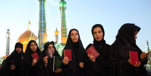 إيرانيات يصوتن فى الانتخابات الرئاسية أمس الأول «أ.ف.ب»