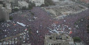 جانب من الحشود الضخمة للمواطنين فى ميادين مصر فى 3 يوليو 2013