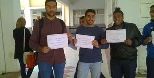ماظاهرات الطلاب لدعم إتحاد طلاب مصر