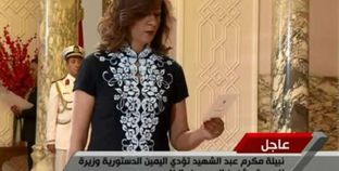 نبيلة مكرم وزيرة الهجرة وشؤون المصريين بالخارج