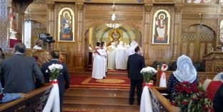 البابا تواضروس يترأس القداس عقب تدشين كنيسة السيدة العذراء بالسادات