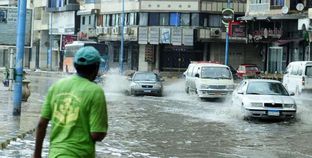 الإسكندرية شهدت هطول أمطار غزيرة