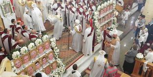 كنيسة «مارجرجس» بمدينة طنطا تحيى الذكرى الثانية لشهداء «أحد الشعانين»