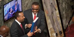 رئيس الوزراء الإثيوبى أثناء أداء اليمين أمام برلمان بلاده