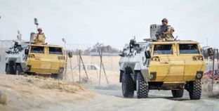 استمرار تمشيط قوات الجيش للبؤر الإرهابية فى سيناء «صورة أرشيفية»