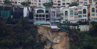 انهيارات ارضية في هونج كونج