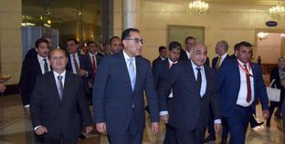 «مدبولى» خلال لقائه رئيس الوزراء العراقى