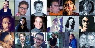 ضحايا هجمات باريس بالأمس