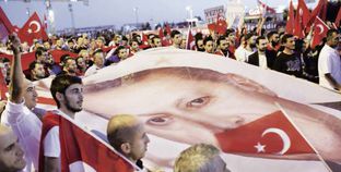 استمرار المظاهرات المؤيدة لـ«أردوغان» فى شوارع المدن التركية 