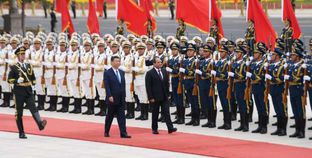 الرئيس السيسي ونظيره الصيني
