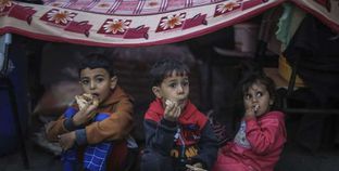 أطفال غزة في الحرب