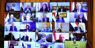 صورة لاجتماع الحكومة عبر «الفيديو كونفرانس» لأول مرة