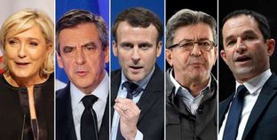 5 مرشحين يتنافسون على كرسي الرئاسة في فرنسا