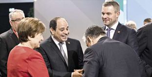 الرئيس التقى عدداً من المسئولين الدوليين خلال زيارته للنمسا «أ.ف.ب»