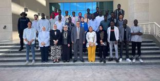 الشباب الأفارقة بمكتبة الإسكندرية زيارة لجامعة العلمين الدولية