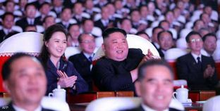 زعيم كوريا الشمالية وزوجته