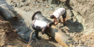 تدعيم خطوط شبكات مياه الشرب في قرى مطاى