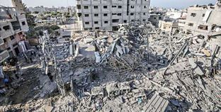 آثار دمار الغارات الإسرائيلية على قطاع غزة