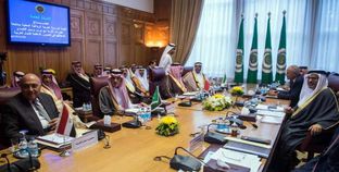 وزراء الخارجية العرب أثناء اجتماعهم