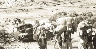 الفلسطينيون تركوا منازلهم بسبب ممارسات العصابات الصهيونية في 1948