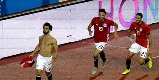 محمد صلاح خلال مباراة مصر وتونس