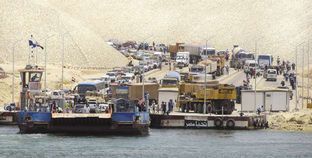 عبور الشاحنات من سيناء إلى الضفة الغربية