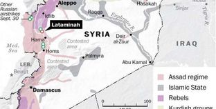 بالصور| "واشنطن بوست" تنشر خرائط تشكك في استهداف روسيا لـ"داعش"