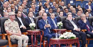 الرئيس السيسى خلال فعاليات افتتاح عدد من المشروعات القومية فى الإسكندرية