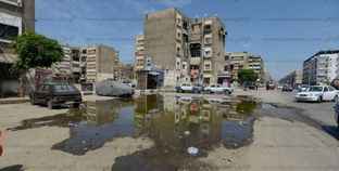 مياه المجارى تغرق منطقتى فاطمة الزهراء والسيدة خديجة بمحافظة بورسعيد