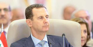 بشار الأسد خلال كلمته فى قمة «جدة»
