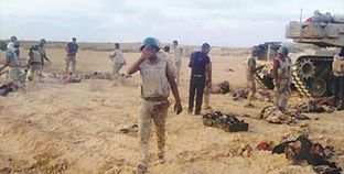 عمليات الجيش مستمرة ضد الإرهابيين فى سيناء «صورة أرشيفية»