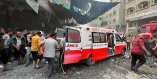سيارات الإسعاف تعجز عن نقل المصابين جراء الغارات الإسرائيلية