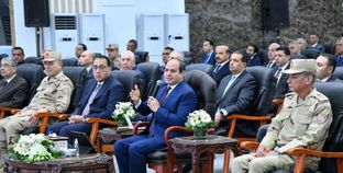 الرئيس السيسى خلال افتتاحات محافظة الإسكندرية اليوم