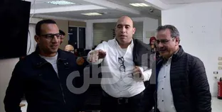 الإعلامي جابر القرموطي والكاتب الصحفي أحمد الخطيب رئيس تحرير «الوطن»