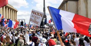 جانب من احتجاجات فرنسا