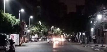 إنارة شوارع المنطقة الغربية بالقاهرة بمصابيح الليد