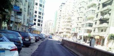 تمهيد طريق مزلقان فلمنج شرق الإسكندرية