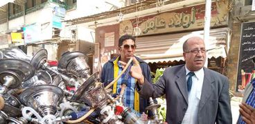 استمرار حملات مصادرة الشيشة من المقاهى بالقاهرة