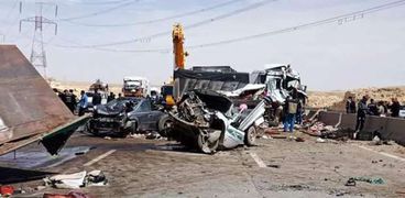 صورة- لحادث الصف الذى راح ضحيته 18 شخصا